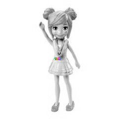 Polly Pocket - Polly baba lila-kk ruhban