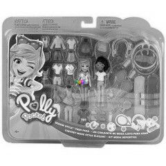 Polly Pocket - Sportos ruhk s tengerparti kiegsztk 2 figurval