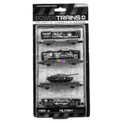 Power Trains - Vonatkocsik 4 darabos - Military Freight