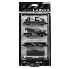 Power Trains - Vonatkocsik 4 darabos - Space Freight