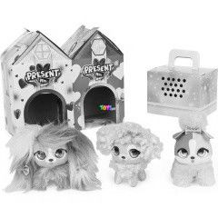 Present Pets - Mini kutyusok hzikban, 3 db-os csomag - Fluffy BFFs
