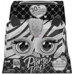 Purse Pets - llatos metl fny tska - Zebra