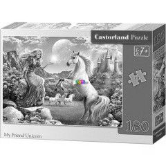 Puzzle - A hercegn s az unikornis, 180 db
