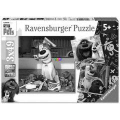 Puzzle - A kis kedvencek titkos lete, 3x49 db