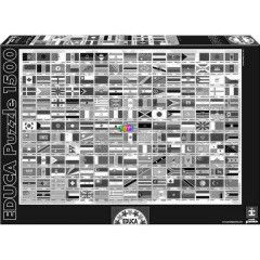 Puzzle - A vilg zszli, 1500 db