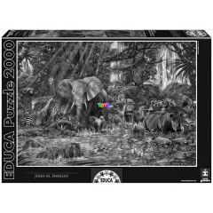 Puzzle - Afrikai dzsungel, 2000 db