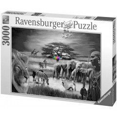 Puzzle -  Afrikai szavanna, 3000 db