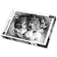 Puzzle - Alv cick virggal, 500 db