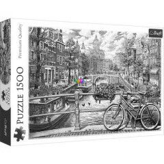 Puzzle - Amszterdami csatorna, 1500 db