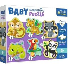 Puzzle - Az erdben, 6 db