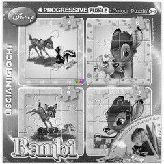 Puzzle - Bambi, 4 az 1-ben