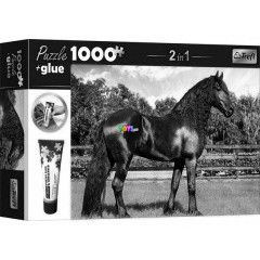 Puzzle - Barna l puzzle, 1000 db + ragaszt