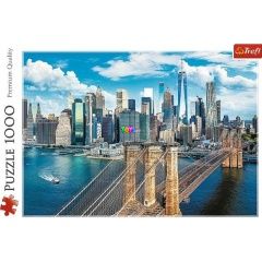 Puzzle - Brooklyn híd, New York, 1000 db