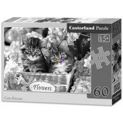 Puzzle - Cick a kosrban, 60 db