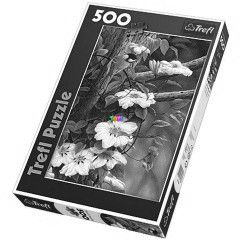 Puzzle - Cinege a virgok kzt, 500 db