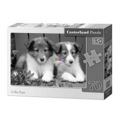 Puzzle - Collie kutyaklykk, 70 db