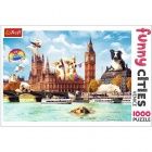 Puzzle - Crazy cities - Kutyák Londonban, 1000 db
