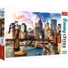 Puzzle - Crazy City - Macskk New Yorkban, 1000 db