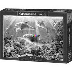Puzzle - Delfinek a tenger mlyn, 500 db
