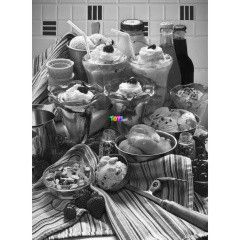 Puzzle - Desszertek, 500 db