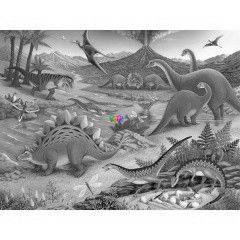 Puzzle - Dinoszaurusz 60 db