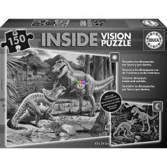 Puzzle - Dinoszauruszok kvl-bell, foszforeszkl, 150 db