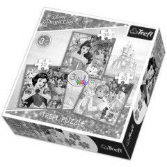 Puzzle - Disney hercegnk, 3 az 1-ben