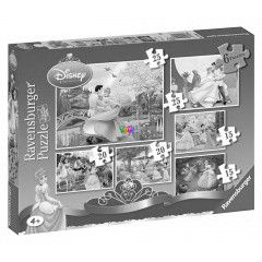Puzzle - Disney Hercegnk, 6 az 1-ben