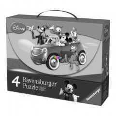 Puzzle - Disney Mikiegr, 4 az 1-ben