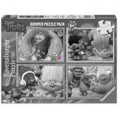 Puzzle - DreamWorks Trollok, 4 az 1-ben