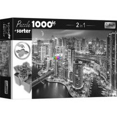 Puzzle - Dubai jszaka, 1000 db + szortroz tlca