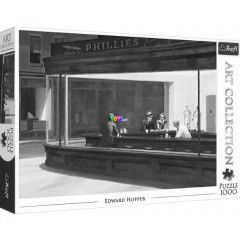Puzzle - Edward Hopper, jjeli baglyok puzzle, 1000 db