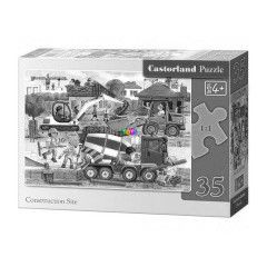 Puzzle - ptkezs munkagpekkel, 35 db