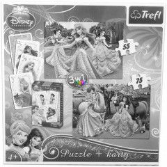 Puzzle s krtya - Disney hercegnk, 3 az 1-ben