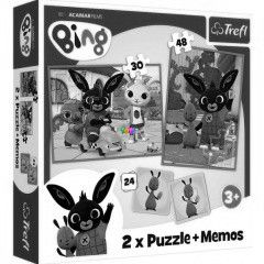 Puzzle és memória játék - Bing és barátai