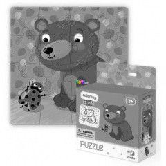 Puzzle s sznez - Medvebocs, 16 db