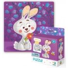 Puzzle s sznez - Nyuszi, 16 db