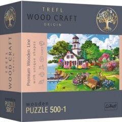 Puzzle fából - Nyári kikötő, 500+1 db