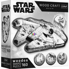 Puzzle fbl - Wood Craft - Star Wars, Millenium Falcon, 160 db