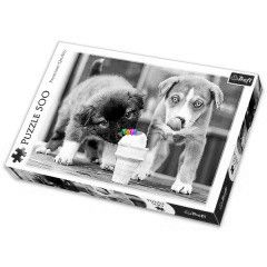 Puzzle - Fagyiz kiskutyk, 500 db