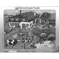 Puzzle - Farm let, 33 db