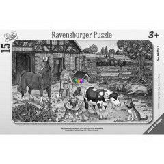 Puzzle - Farmlet ramapuzzle, 15 db