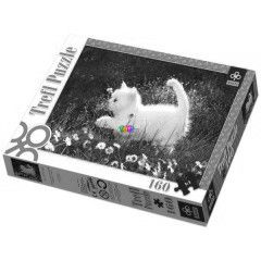 Puzzle - Fehr cica, 160 db
