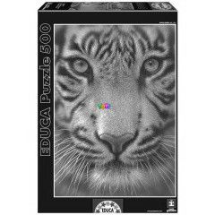 Puzzle - Fehér tigris, 500 db