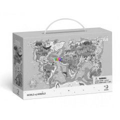 Puzzle - Figyeld meg! A vilg llatai, 80 db