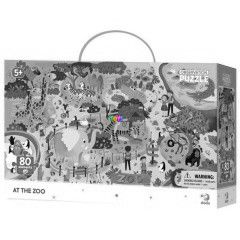 Puzzle - Figyeld meg! llatkert puzzle, 80 db