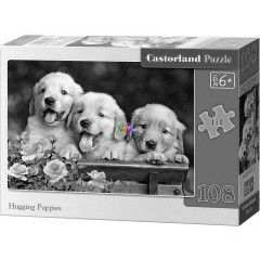 Puzzle - Golden retriever kutyaklykk, 108 db
