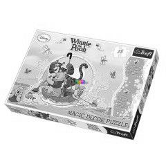 Puzzle - Hajkzs Micimackval, 15 db, sttben vilgt