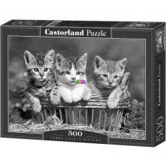 Puzzle - Hrom cica kosrban, 500 db