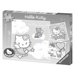 Puzzle - Hello Kitty 3x49 db